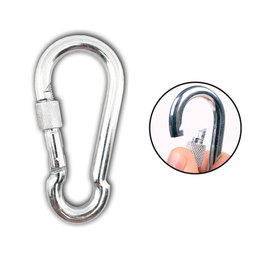 Karabiner rögzítőanyával horganyzott 7mm