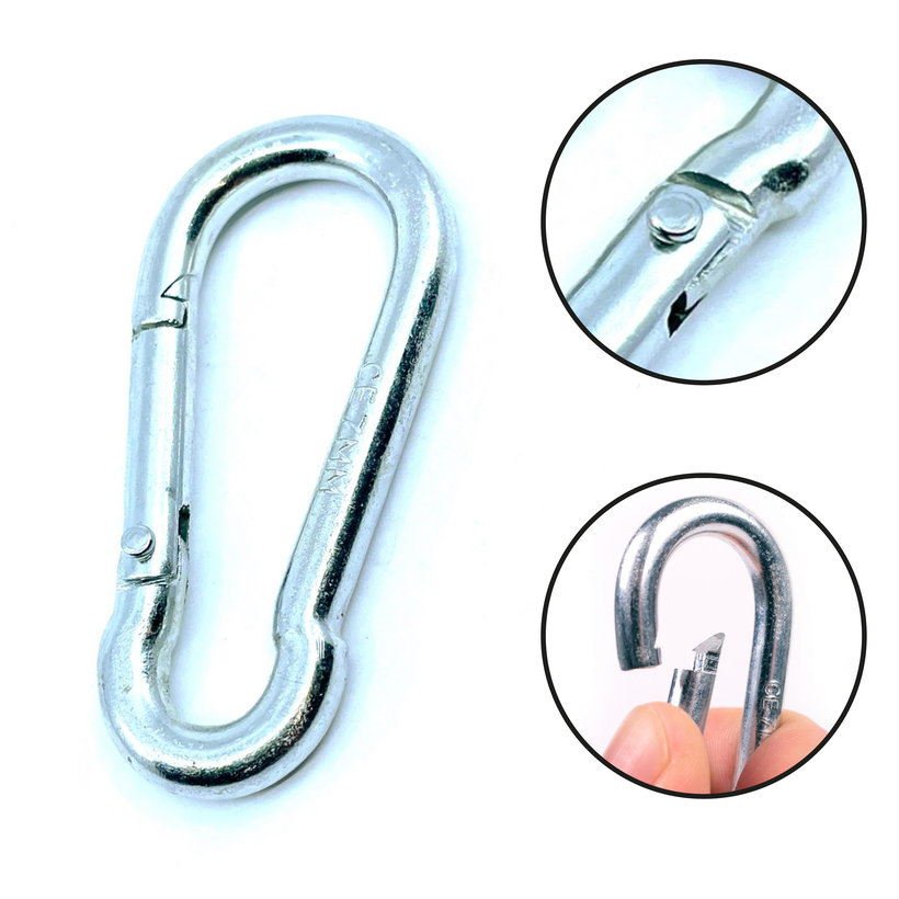 Tűzoltó karabiner zn DIN 5299C 8mm